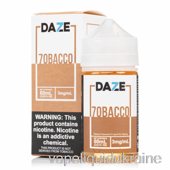 Vape Ukraine 7obacco - 7 Daze E-Liquid - 60mL 0mg